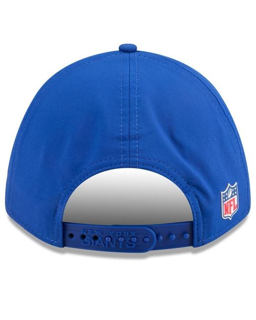 KTZ Blue New York Giants 2025 Sideline M-crown 9forty Adjustable Hat for men