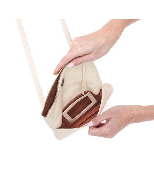 Hobo International White Grant Small Crossbody