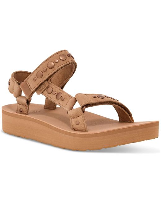 Teva Brown Midform Universal Stud Sandals