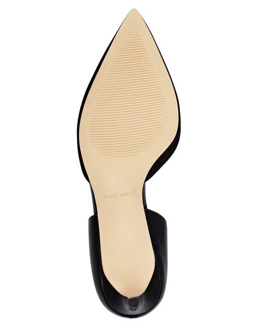 Nine West Leather Solis Pumps in Black 
