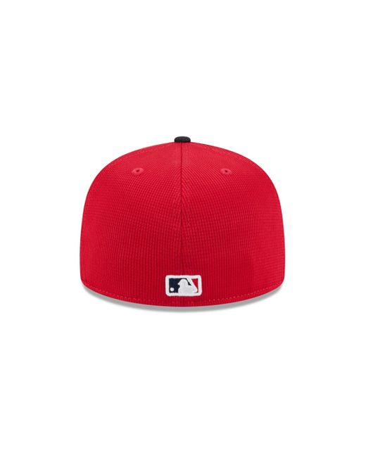 KTZ Red Boston Sox 2025 Spring Training 59fifty Fitted Hat for men