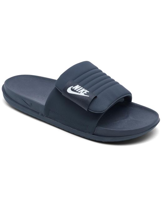 Nike Blue Offcourt Adjust Slide Sandals From Finish Line for men