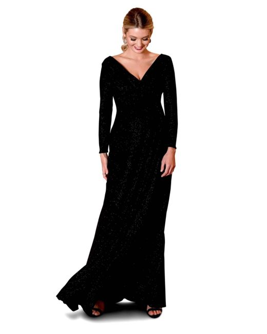 Tiffany Rose Maternity Black Maternity Tiffany Rose Isabella Gown Long