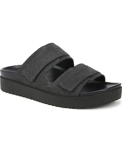 Vionic Black Riviera Slide Sandals