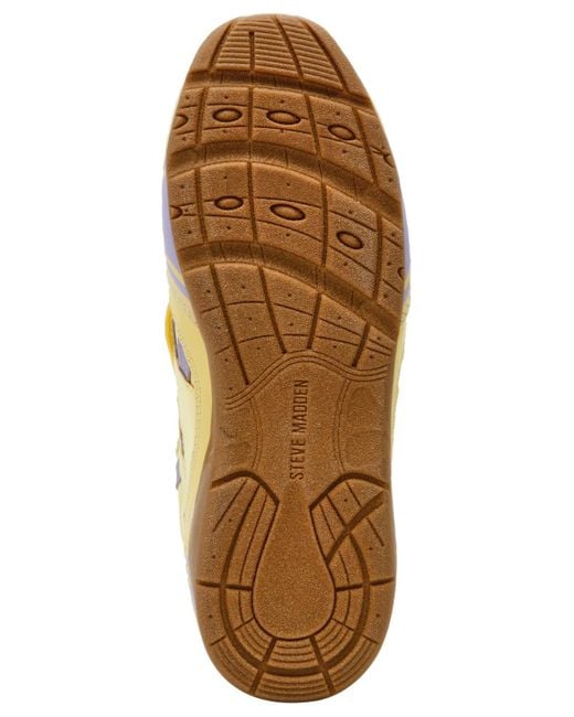 Steve Madden Metallic Optimus Lace-up Sneakers