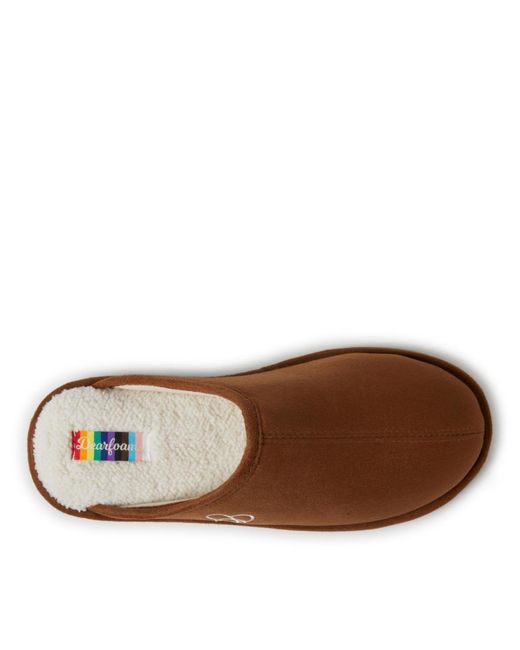 Dearfoams Brown Pride Collection Scuff Slipper