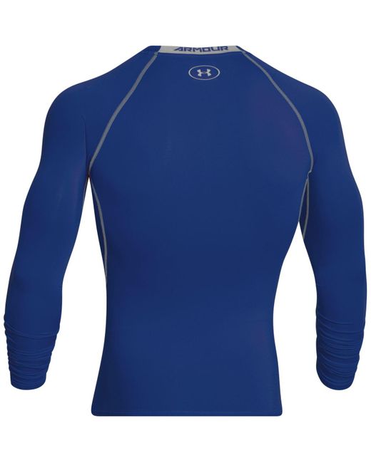 under armour blue compression shirt