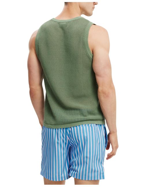 Cotton On Blue Stretch Swim Shorts for men