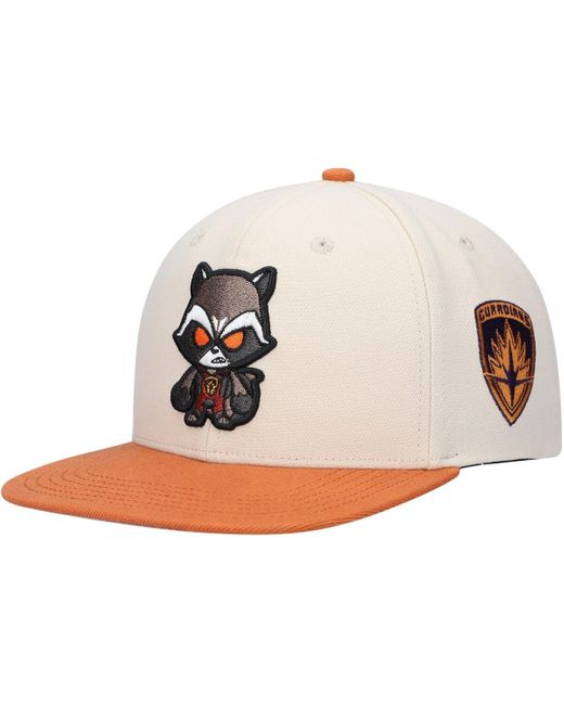 Lids Natural Big Boys And Girls Guardians Of The Galaxy Rocket Raccoon Character Snapback Hat