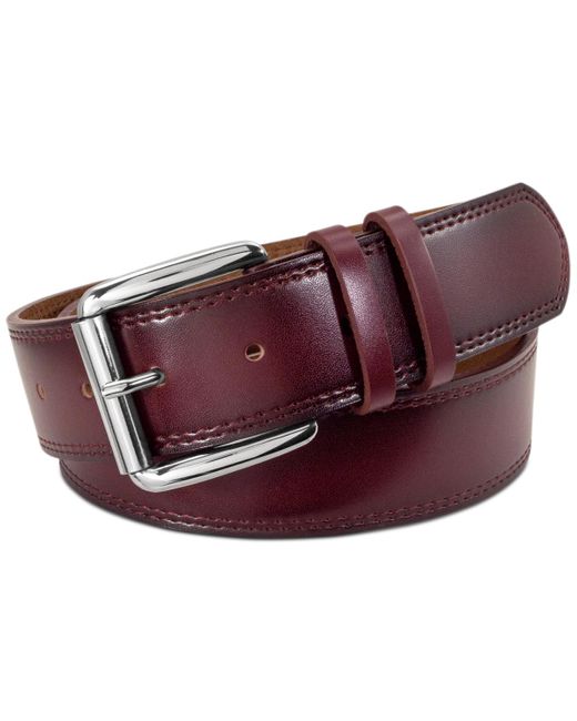 Stacy Adams Purple Dylan Casual Leather Belt for men