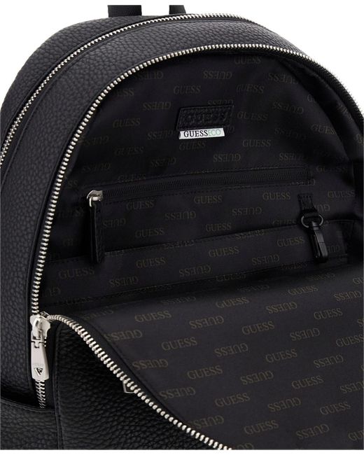 Guess Torino Medium Backpack in Black for Men | Lyst
