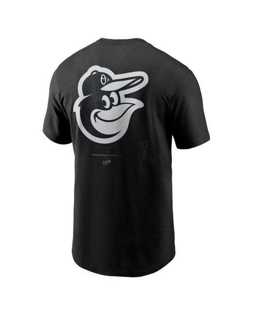 Nike Black Baltimore Orioles Lights Out Bar Loading T-shirt for men
