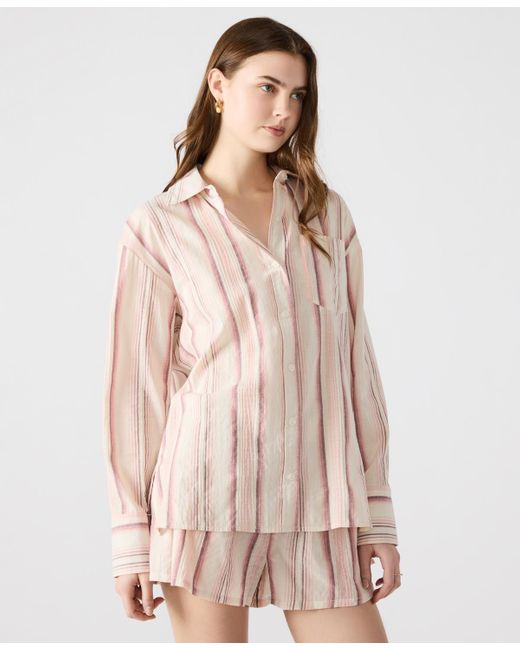 Steve Madden Natural Murphy Oversized Shirt