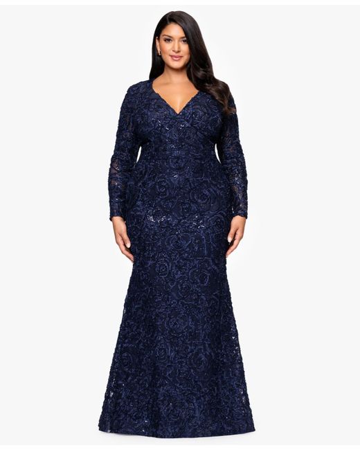 Macys Plus Size Dresses Xscape Dresses Clearance Shop Plus Size Embellished Detail Long Sleeves Gown On Macys Plus Size Dresses Xscape Dresses Clearance Shop Plus Size Embellished Detail Long Sleeves Gown On