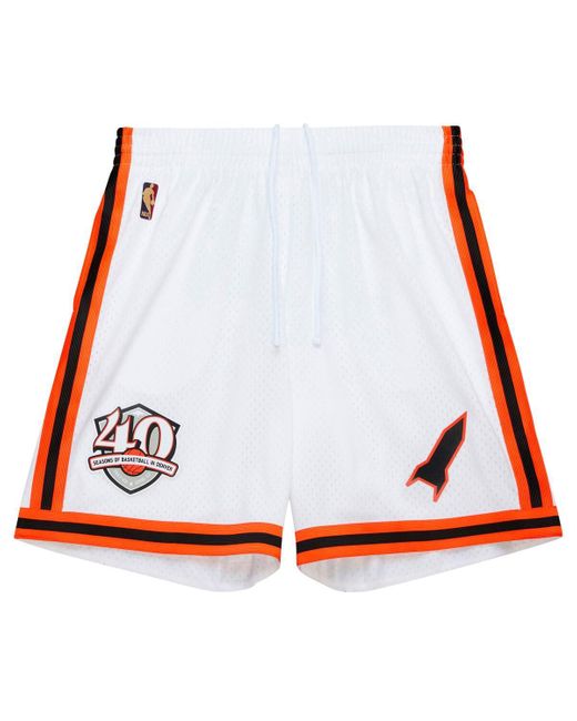 Mitchell & Ness White Denver nuggets 2006/07 Replica Shorts for men