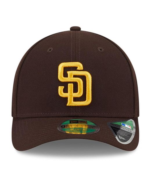 KTZ Brown San Diego Padres Player Replica 9forty Adjustable Hat for men