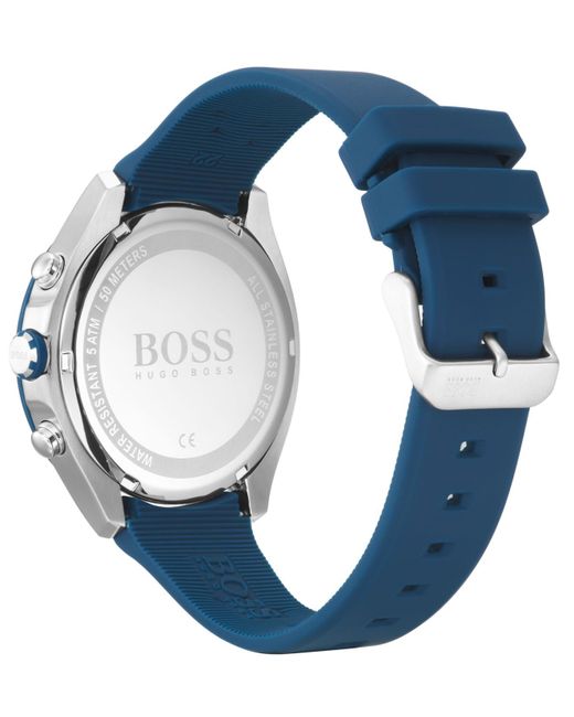 blue hugo boss watch