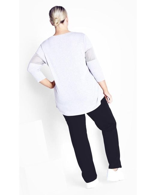 Avenue Blue Active Pant