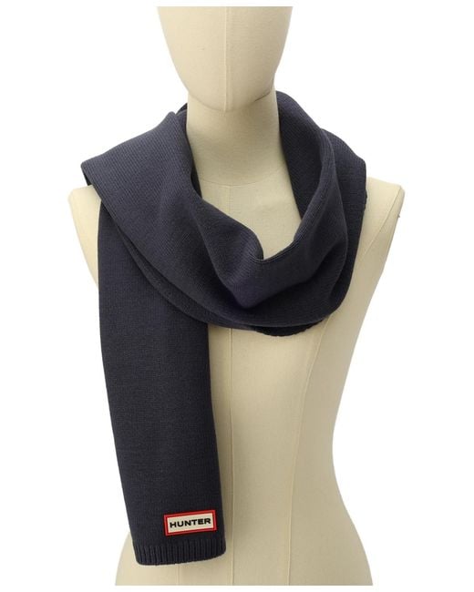 Hunter Blue Play Essential Scarf