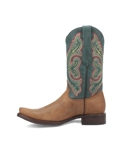 Dingo Blue True Grit Leather Boot for men