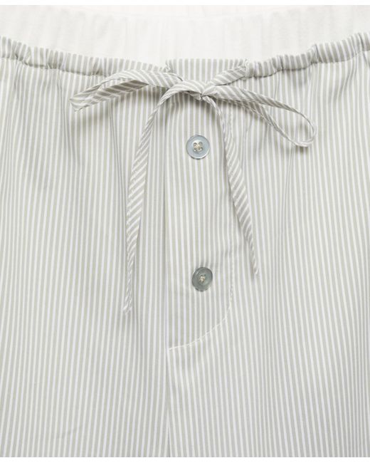 Mango Multicolor Elastic Detail Striped Pajama Pants