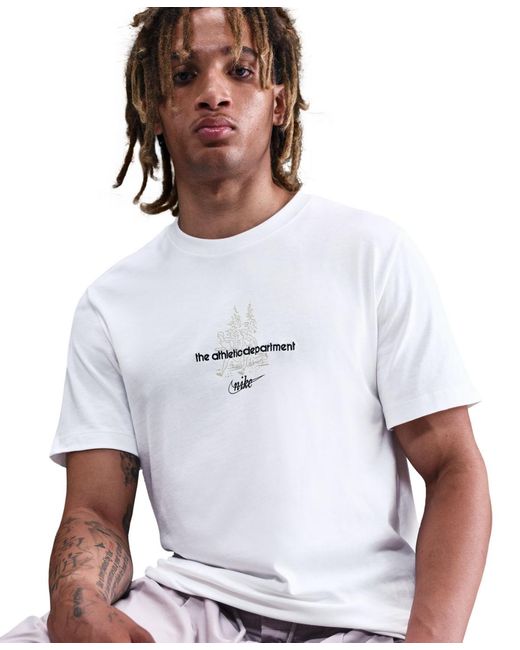 nike crew neck club t shirt