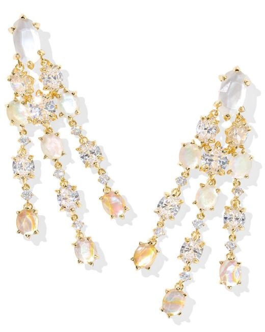 Kendra Scott Metallic Multi-stone Statement Earrings