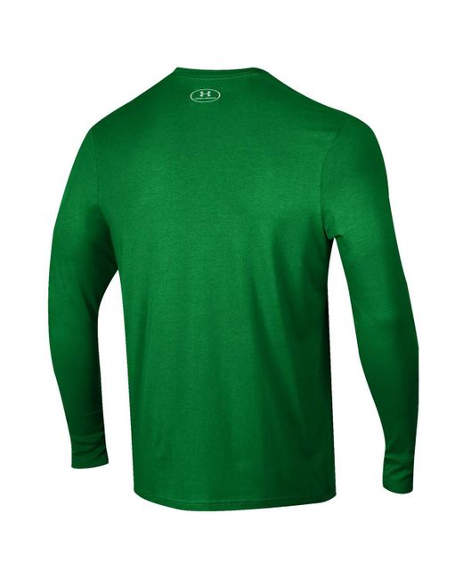 Under Armour Green Notre Dame Fighting Irish All Fight Long Sleeve T-shirt for men