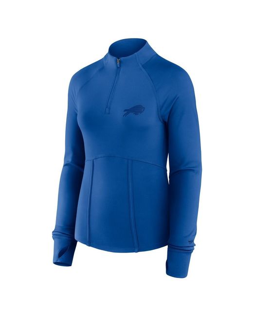 Fanatics Blue Buffalo Bills Elements Quarter-zip Jacket