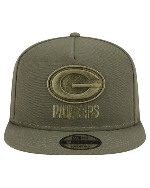 KTZ Â Green Bay Packers Color Pack A-frame 9fifty Snapback Hat for men