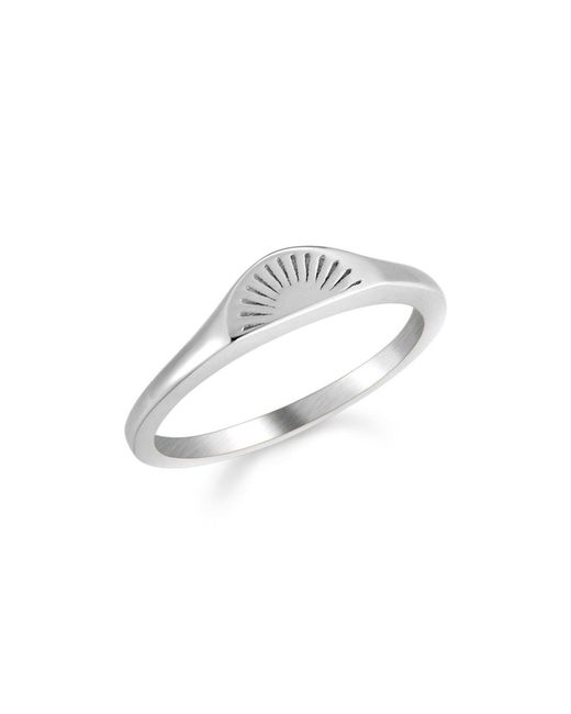 Atolea White Sunrise Ring