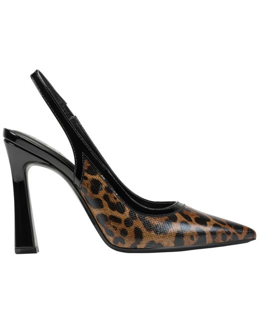 DKNY Metallic Cinette Slingback Pumps