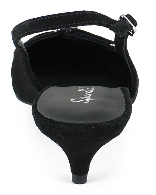 Splendid Black Vivi Sling Back Pump