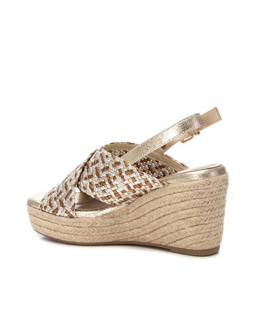 Xti Natural Wedge Sandals By