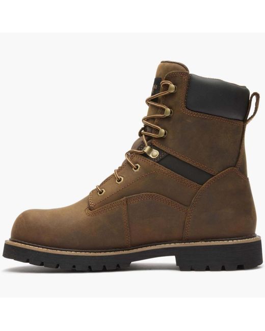 Georgia Boot Brown Core 37 Steel Toe Waterproof Work Boot for men