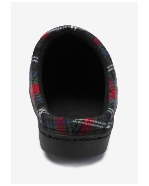 Kingsize Green Big & Tall Fleece Clog Slippers for men