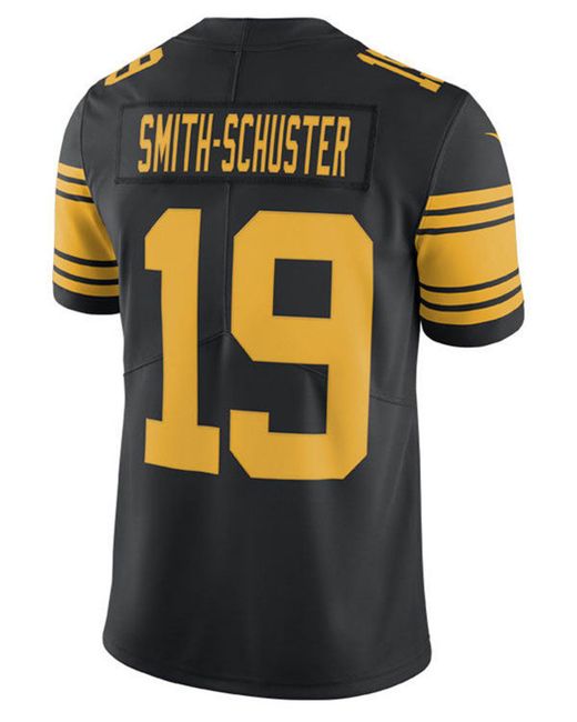 Nike Synthetic Juju Smith-schuster Pittsburgh Steelers Limited Color Rush Jersey in Black for 