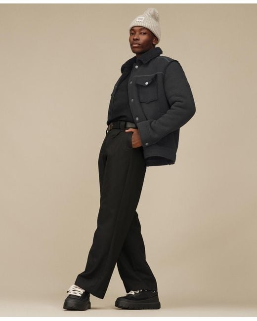 Ugg Black Janson Long Sleeves Trucker Jacket for men