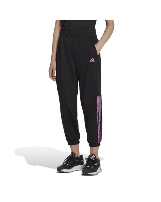 adidas Synthetic Tiro 7/8 Soccer Track Pants in Black Lyst
