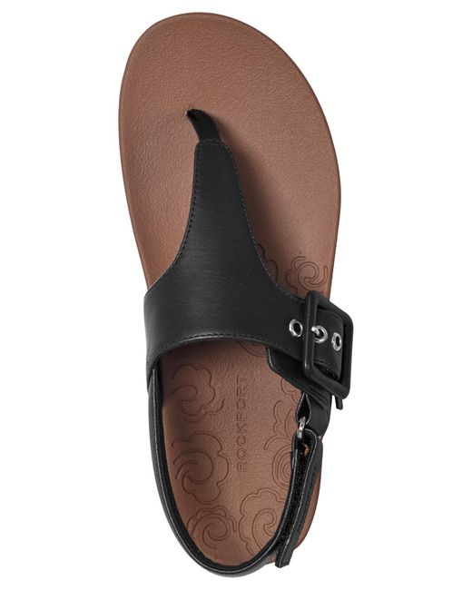 Rockport Brown Rora Flat Sandals