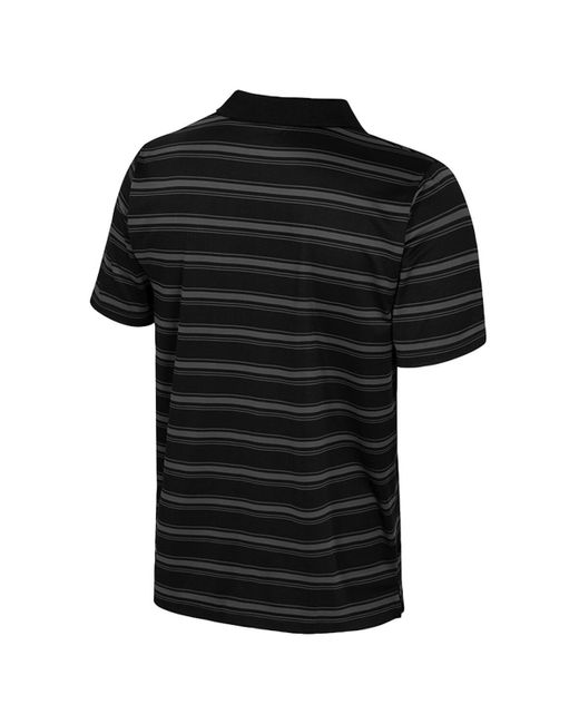 Colosseum Athletics Black Alabama Crimson Tide Milk Steak Polo Shirt for men