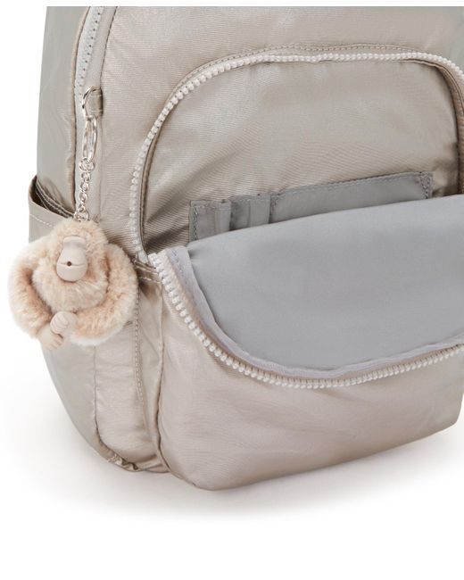 Kipling Gray Seoul Small Backpack