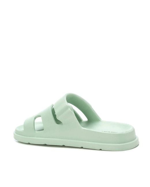 Xti Green Refresh Casual Sandals By