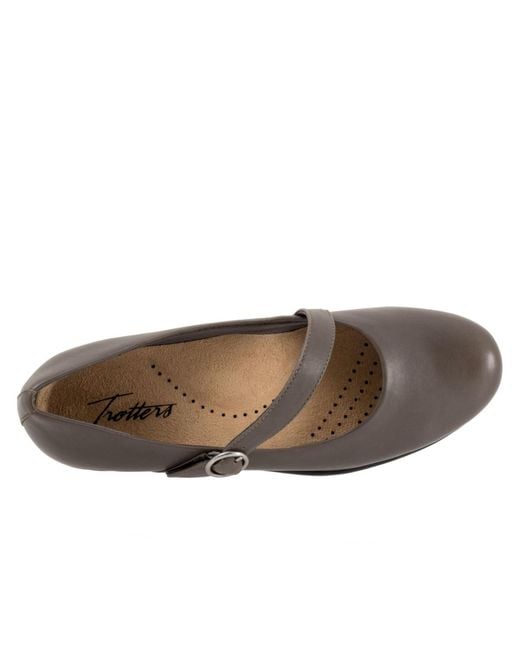 Trotters Gray Rochelle Flat