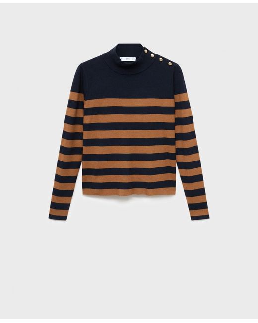 Mango Brown Cuff Opening Cardigan