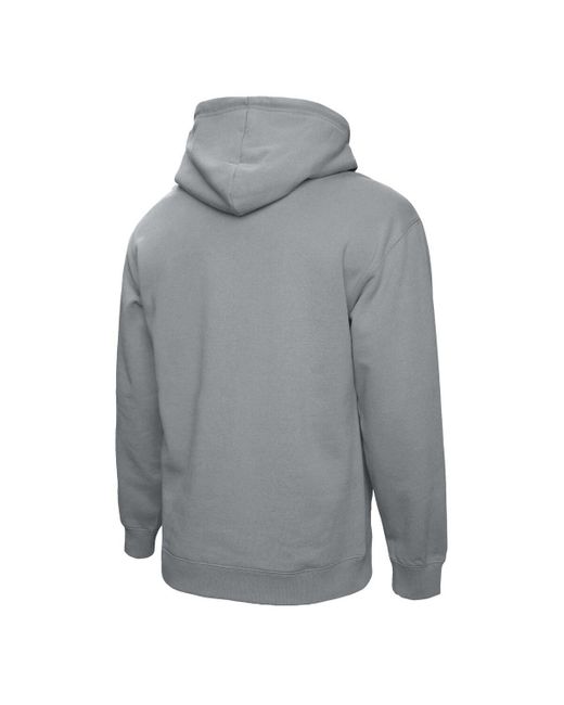 Mitchell & Ness Gray Texas Longhorns Classic Arch Pullover Hoodie for men
