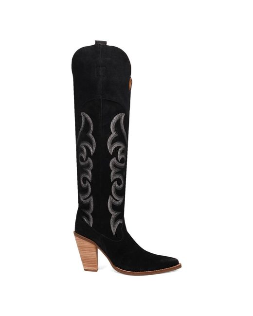 Dingo Black Primadonna Suede Boot