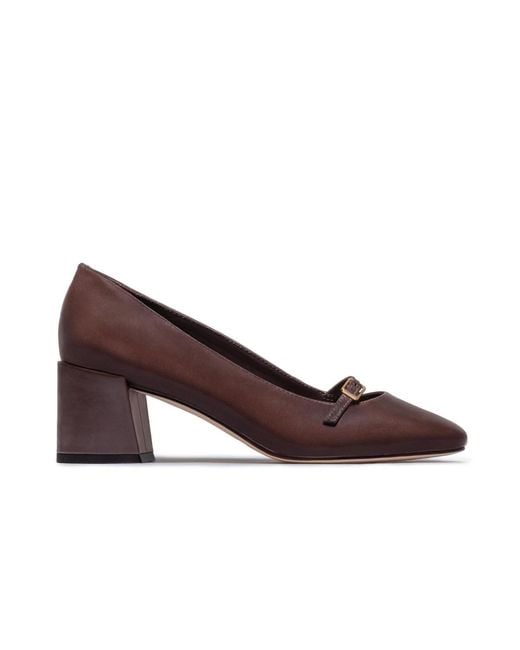 Bernardo Brown Amelie Mary Jane Pump