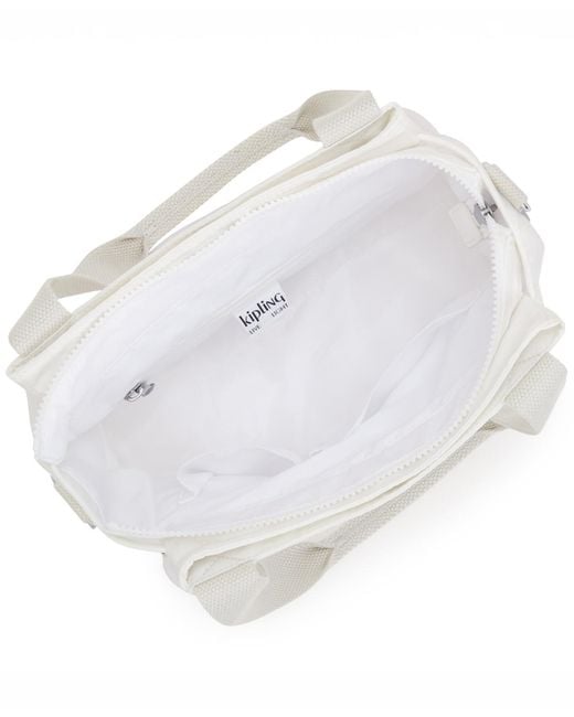 Kipling White Elysia Small Satchel Bag