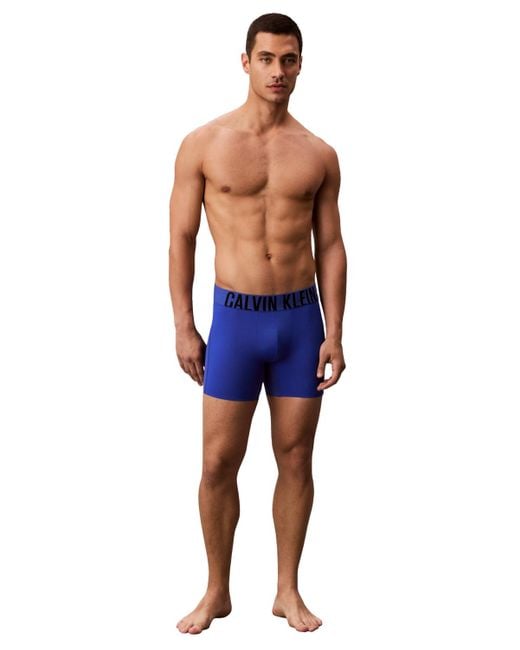 Calvin Klein Blue Intense Power Boxer Briefs for men